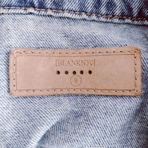 Blank NYC denim peplum jacket - Picture 6 of 7